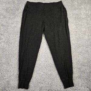 Eileen Fisher Womens Pull On Jogger Pants Charcoal Stretch Size M Minimalist